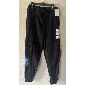 Marvel Avengers Boys' XXS 4/5 Black Relaxed & Tapered Leg Joggers